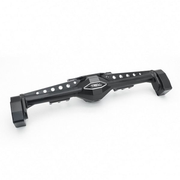 TREAL Capra Front Axle Housing CNC Solid Billet Aluminum 7075 One-Piece Design (Black)