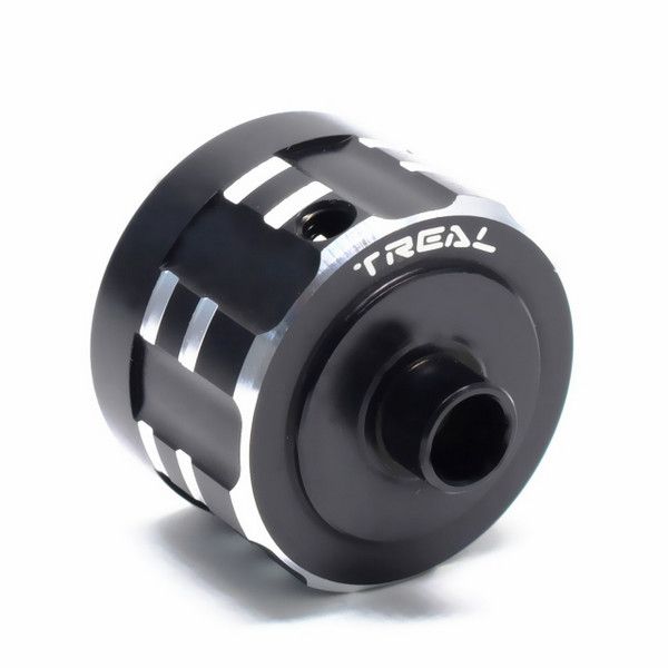 TREAL Aluminum 7075 Diff Case Differential Carrier 29mm for Arrma 1:8 KRATON 6S EXTREME BASH (EXB) Black