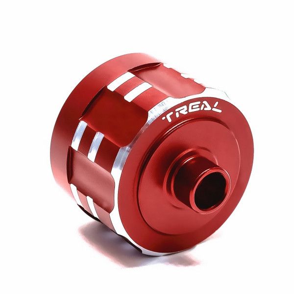 TREAL Aluminum 7075 Diff Case Differential Carrier 29mm for Arrma 1:8 KRATON 6S EXTREME BASH (EXB) Red
