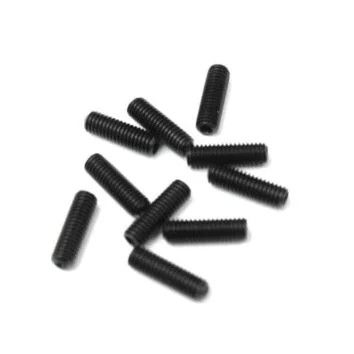 TKR1605 Tekno RC M3x10mm Set Screws (black, 10pcs)
