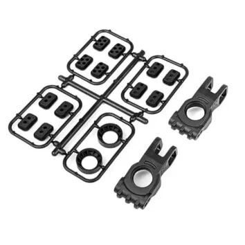 TKR9054B Tekno RC Rear Hubs and Bearing Spacers (+/-2mm, adj roll center, L/R, EB/NB48 2.1)