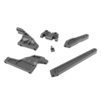 TKR9062B Tekno RC Chassis Brace Set (revised, front/rear/center, EB/ET48 2.0)