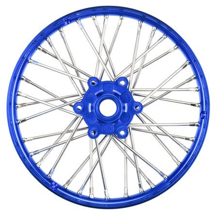 PRO283600 Pro-Line 1/4 Pro-Spec Aluminum V2 Bead Front Wheel, Assembled: Promoto-MX PRO283600 Pro-Line 1/4 Pro-Spec Aluminum V2 Bead Front Wheel, Assembled: Promoto-MX, Color: Blue