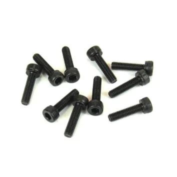 TKR1524 Tekno RC M3x12mm Cap Head Screws (black, 10pcs)