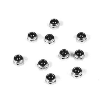 TKR1200 Tekno RC M2.5 Locknuts (zinc finish, 10pcs)