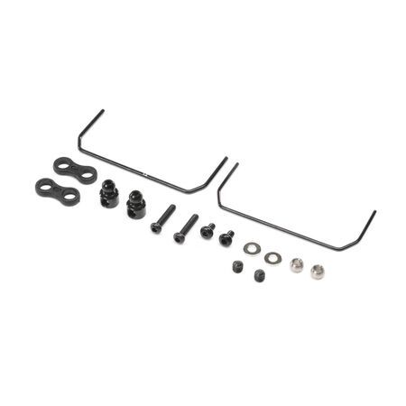 TLR314001 Team Losi Racing Front Sway Bar Set: Mini-T 2.0, Mini-B, BL