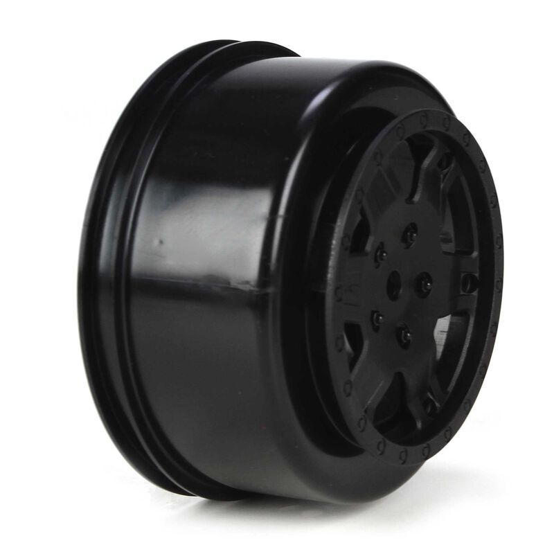 TLR7011 Team Losi Racing Wheel Black 22SCT/SCT-E