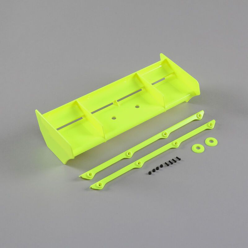 TLR240012 Team Losi Racing Wing, Yellow, IFMAR