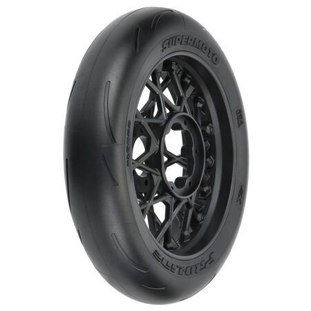 PRO1022210 Pro-Line 1/4 Supermoto S3 Motorcycle Front Tire MTD Black (1): PM-MX/SM PRO1022210 Pro-Line 1/4 Supermoto S3 Motorcycle Front Tire MTD Black (1): PM-MX/SM