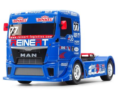 TAM58642-A Tamiya 1/10 RC Team Reinert Racing MAN TGS Kit, w/ TT-01 Type E Chasiss - Includes HobbyWing THW 1060 ESC