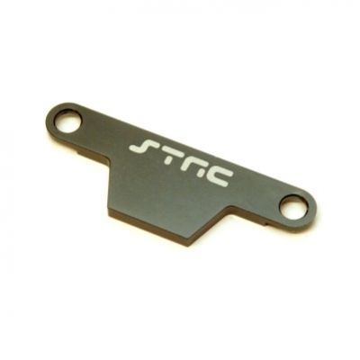 ST3727AGM ST Racing Concepts CNC Machined Alum. Battery Hold-down Plate for Rustler/Bandit (Gun Metal)