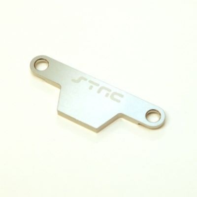 SPTST3727AS ST Racing Concepts CNC Machined Alum. Battery Hold-down Plate for Rustler/Bandit (Silver)