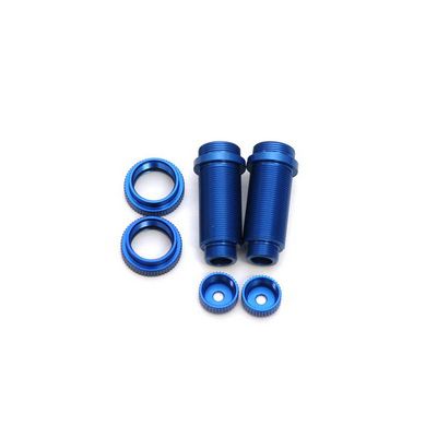 SPTST3765XB ST Racing Concepts Aluminum Threaded Front Shock Body Set (Blue) (2) (Slash)