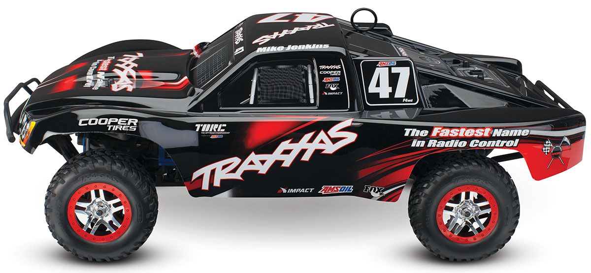 TRA59076-3 Traxxas Slayer Pro 4X4:1/10-Scale Nitro, Color: Red