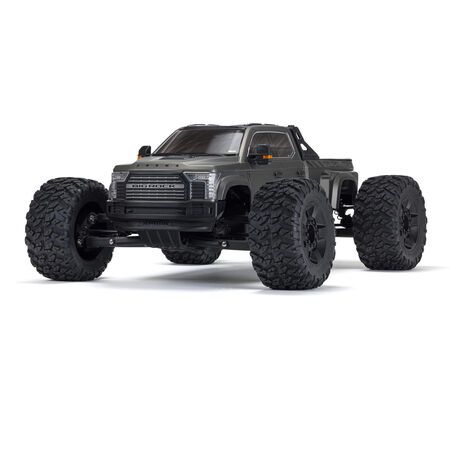 ARA7612 ARRMA 1/7 BIG ROCK 6S 4X4 BLX Monster Truck RTR, Color: Gunmetal