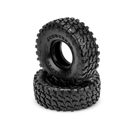 JCO4104-02 JConcepts Bossman 1.9" Rock Crawler Tires (2) (Green)
