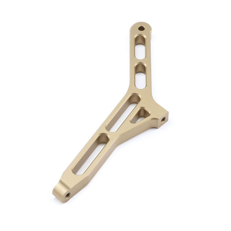 TLR351004 Team Losi Racing Aluminum Rear Chassis Brace, Hard Annodized: 5T TLR351004 Team Losi Racing Aluminum Rear Chassis Brace, Hard Annodized: 5T