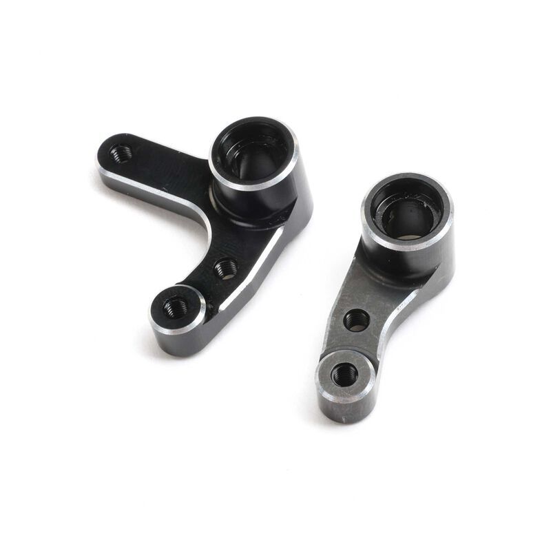 TLR-1063 Team Losi Racing Bell Crank Set, Aluminum, Black: 22S Sprint