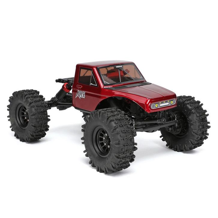 RER42219 Redcat Racing Ascent-18 APEX - 1/18 Scale Brushless Electric Rock Crawler (Red)