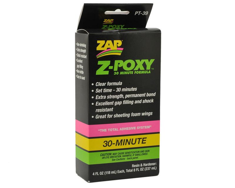 PAAPT39 ZAP Pacer Technology Z-Poxy 30 Minute Epoxy, 8 oz
