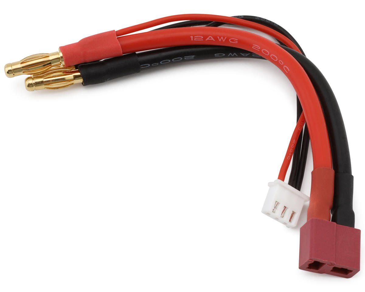 GEA4M2D Gens Ace 2S charge cable: 4.0mm bullet to Deans (T) GEA4M2D Gens Ace 2S charge cable: 4.0mm bullet to Deans (T)