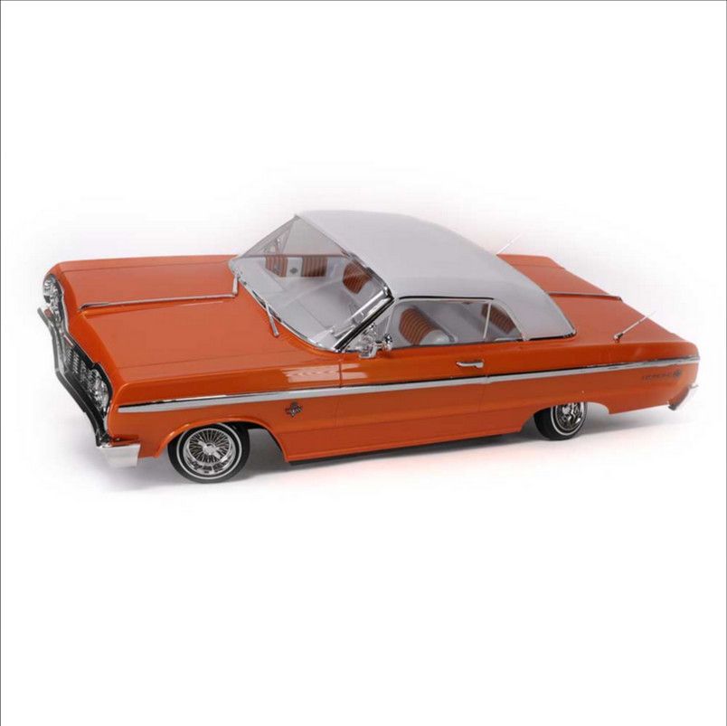 Redcat Racing SixtyFour 1/10 Electric Fully Functional Hopping Lowrider Redcat Racing SixtyFour 1/10 Electric Fully Functional Hopping Lowrider, Color: Orange & White - Classic 64
