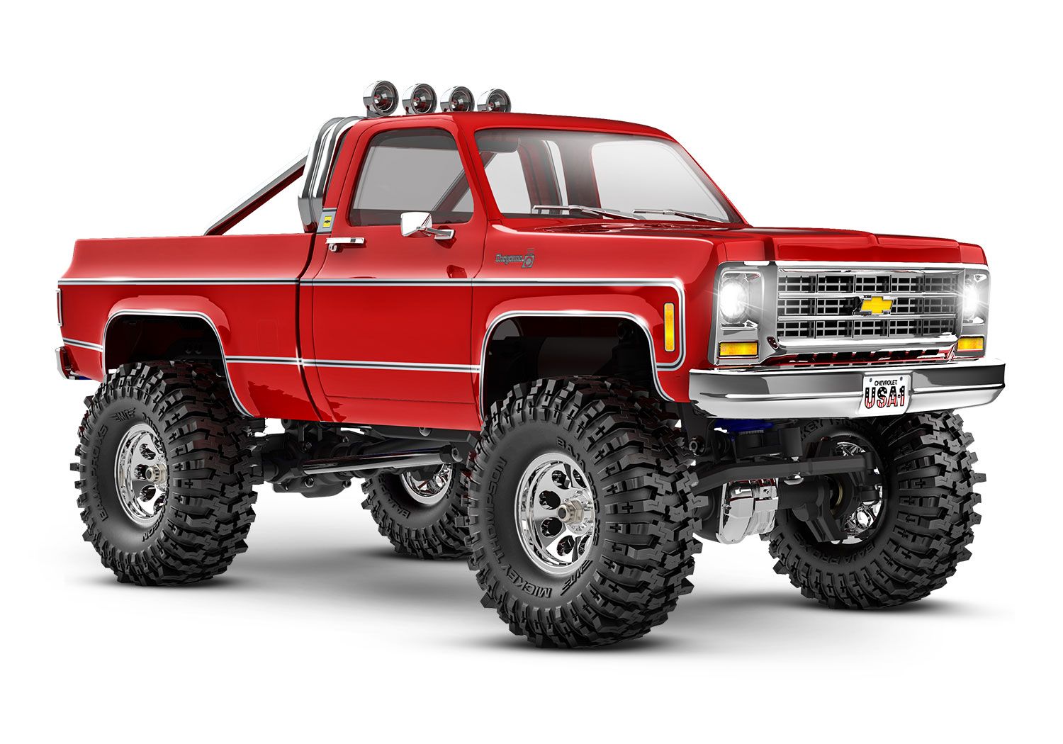 TRA97064-1 Traxxas TRX-4M Chevrolet K10 High Trail Edition, Color: Red