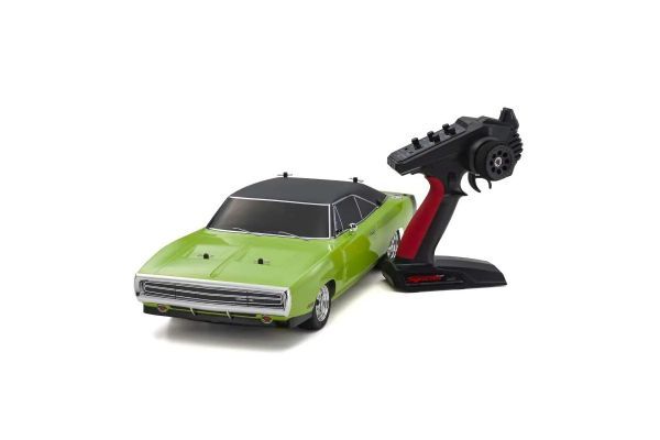 KYO34417 Kyosho Fazer Mk2 FZ02L Readyset, 1970 Dodge Charger, 1/10 EP 4WD RTR, Color: Sublime Green