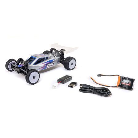 LOS00007 Losi Micro-B 2WD Buggy RTR, Color: Silver