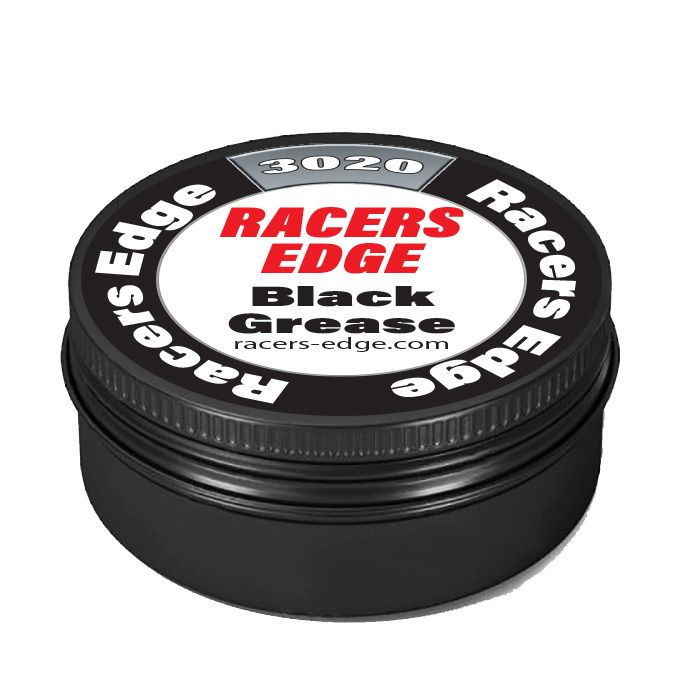 RCE3020 Racers Edge Black Grease (8ml) in Black Aluminum Tin w/Screw On Lid