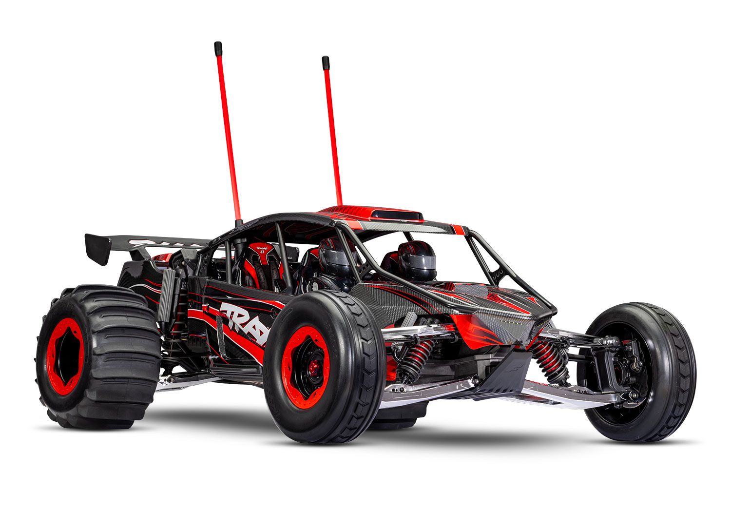 TRA109076-4 Traxxas Funco Pro Scale X-Series Sand Car: 8S Brushless Electric 2WD RTR, Color: Red