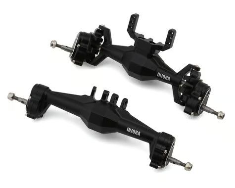 INJ4M-104BKFR Injora Aluminum Diamond Front & Rear Portal Axles Set for Traxxas® TRX-4M® INJ4M-104BKFR Injora Aluminum Diamond Front & Rear Portal Axles Set for Traxxas® TRX-4M®