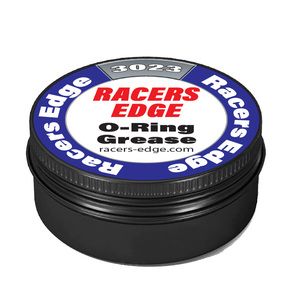 RCE3023 Racers Edge O-Ring Grease (8ml) in Black Aluminum Tin w/Screw On Lid