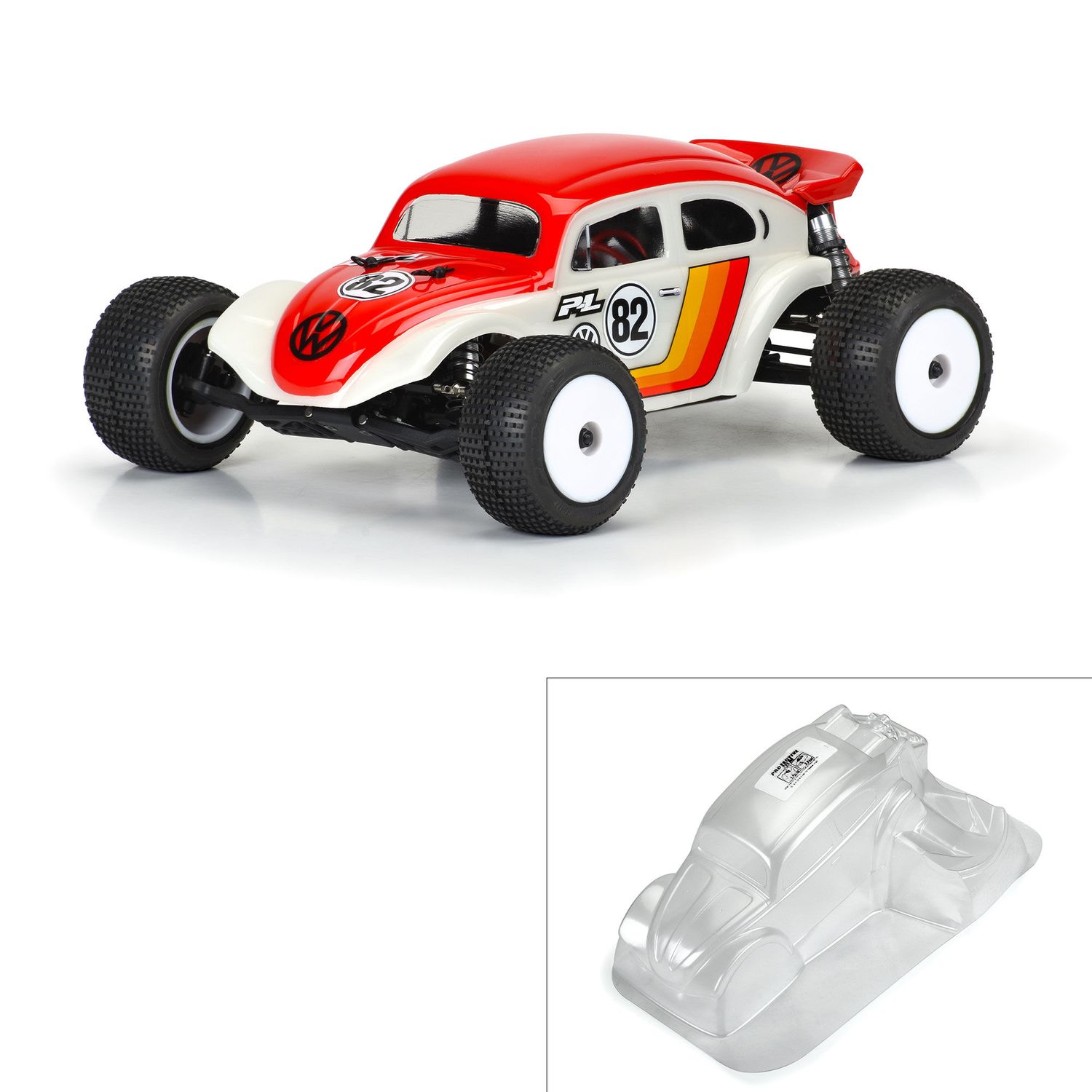 PRO363300 Pro-Line Volkswagen Baja Bug Clear Body for Mini-T PRO363300 Pro-Line Volkswagen Baja Bug Clear Body for Mini-T