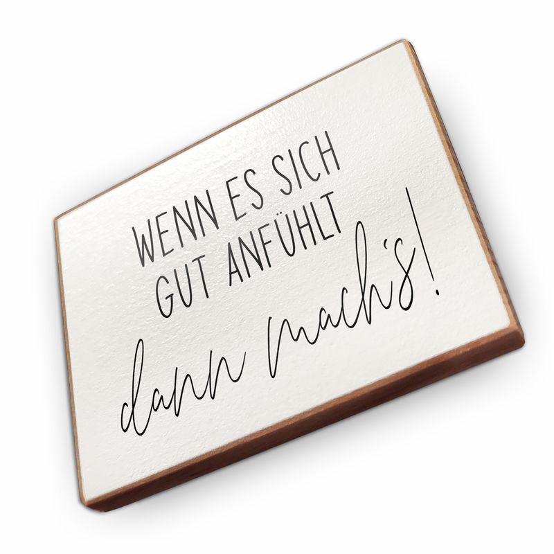 Kühlschrankmagnet aus Buchenholz - Wenn es sich gut anfühlt_Test