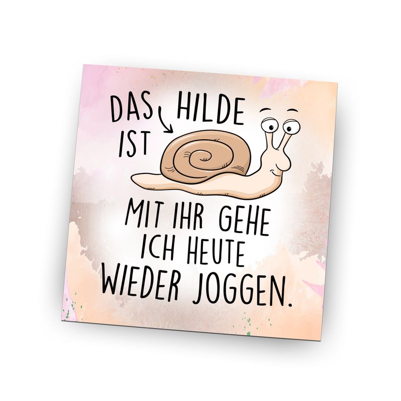 Folienmagnet Pin Hochglanz - Das ist Hilde