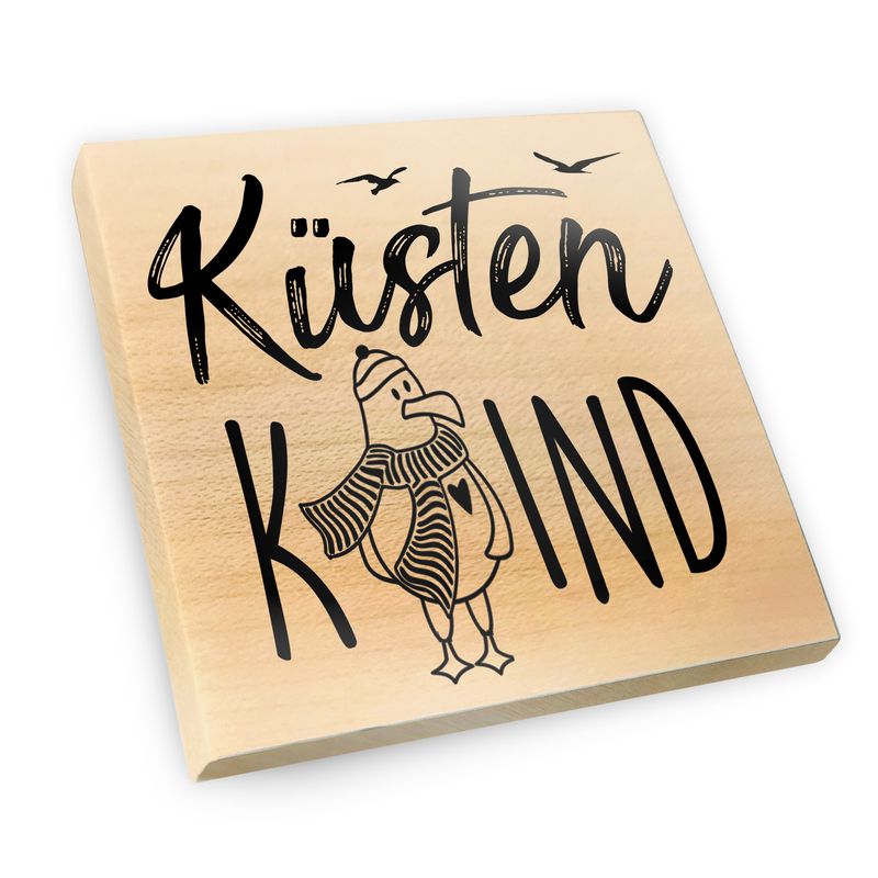 Magnet aus Ahornholz | Küstenkind