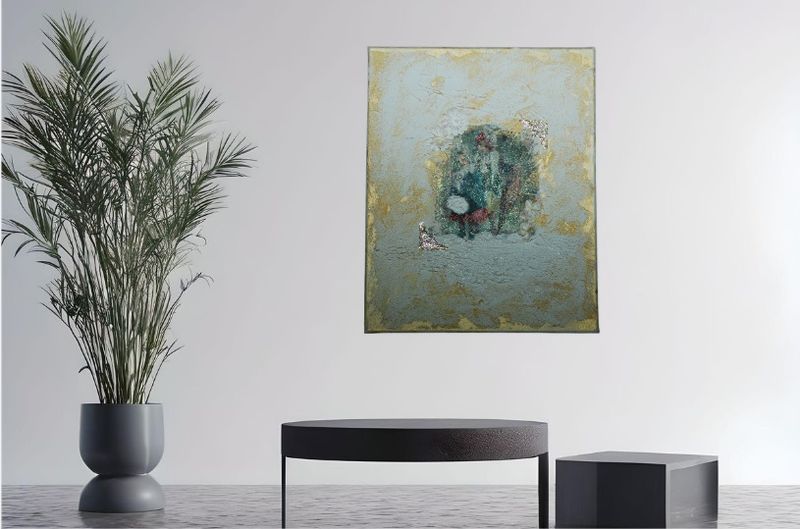 Tableau Noël enfants sous la neige