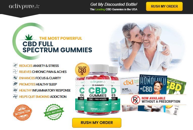 ActivPure CBD Gummies: Sweet Relief from Stress and Tension
