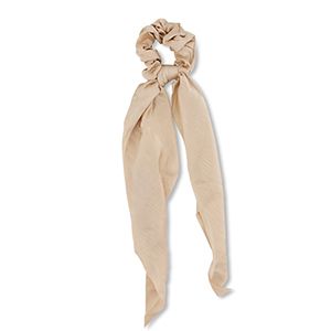 Scrunchie haarelastiek met lint