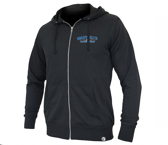 QuiKFlip Maxwell&#39;s Motorcycles Hoodie, Color: Black, Size: Small