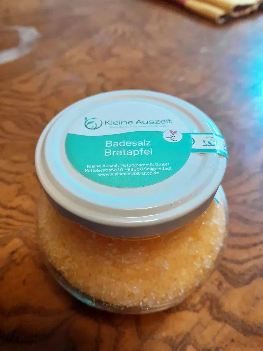 Badesalz aus der kleinen Auszeit Manufaktur