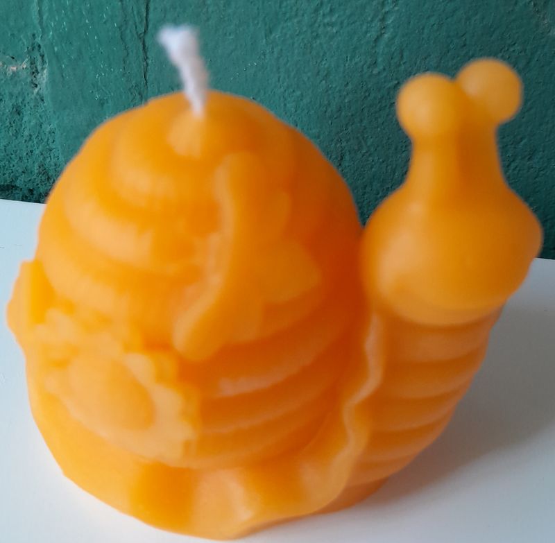 Kerze "Schnecke"