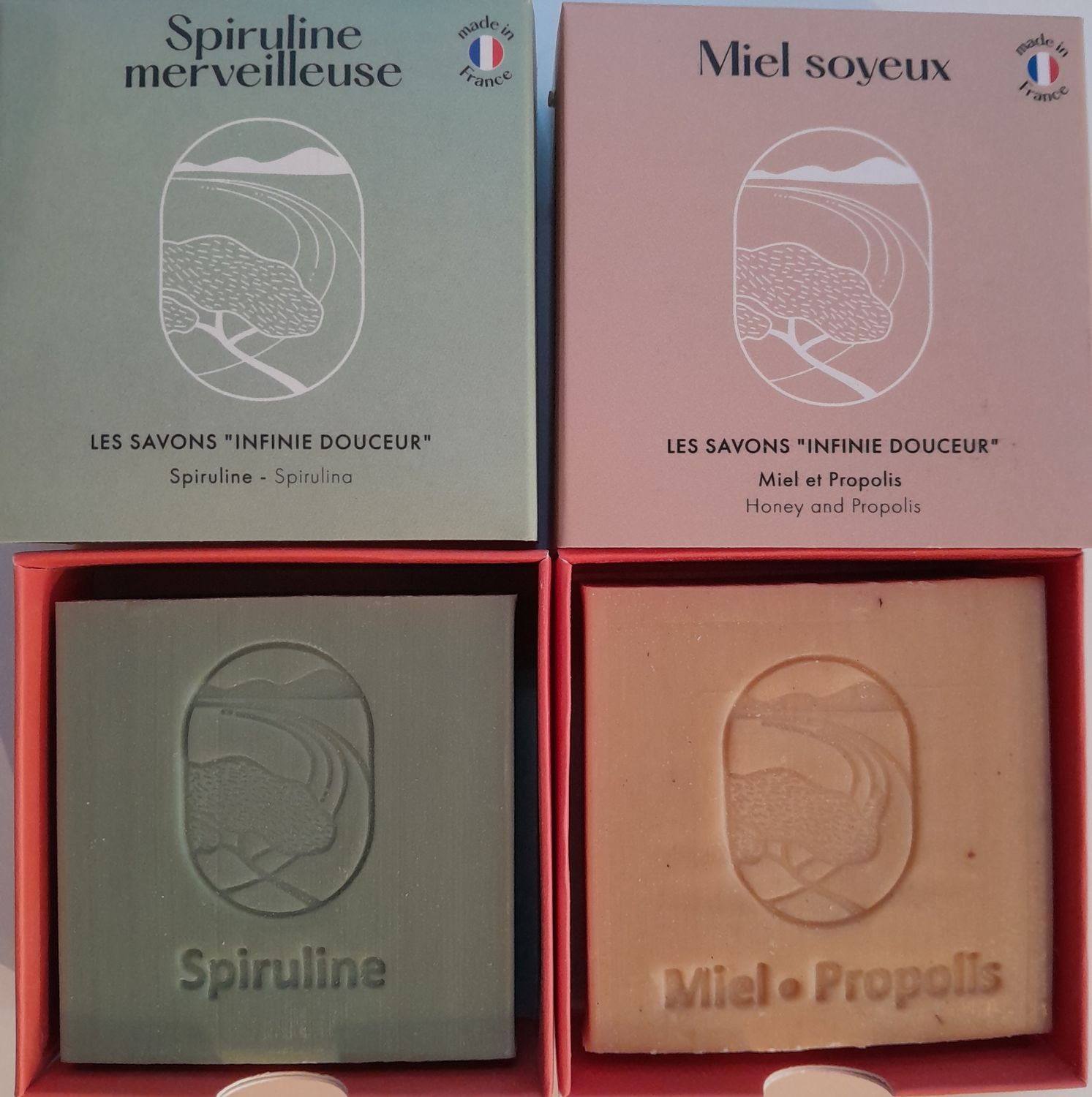 Exklusive Seifen in der Schubladenbox