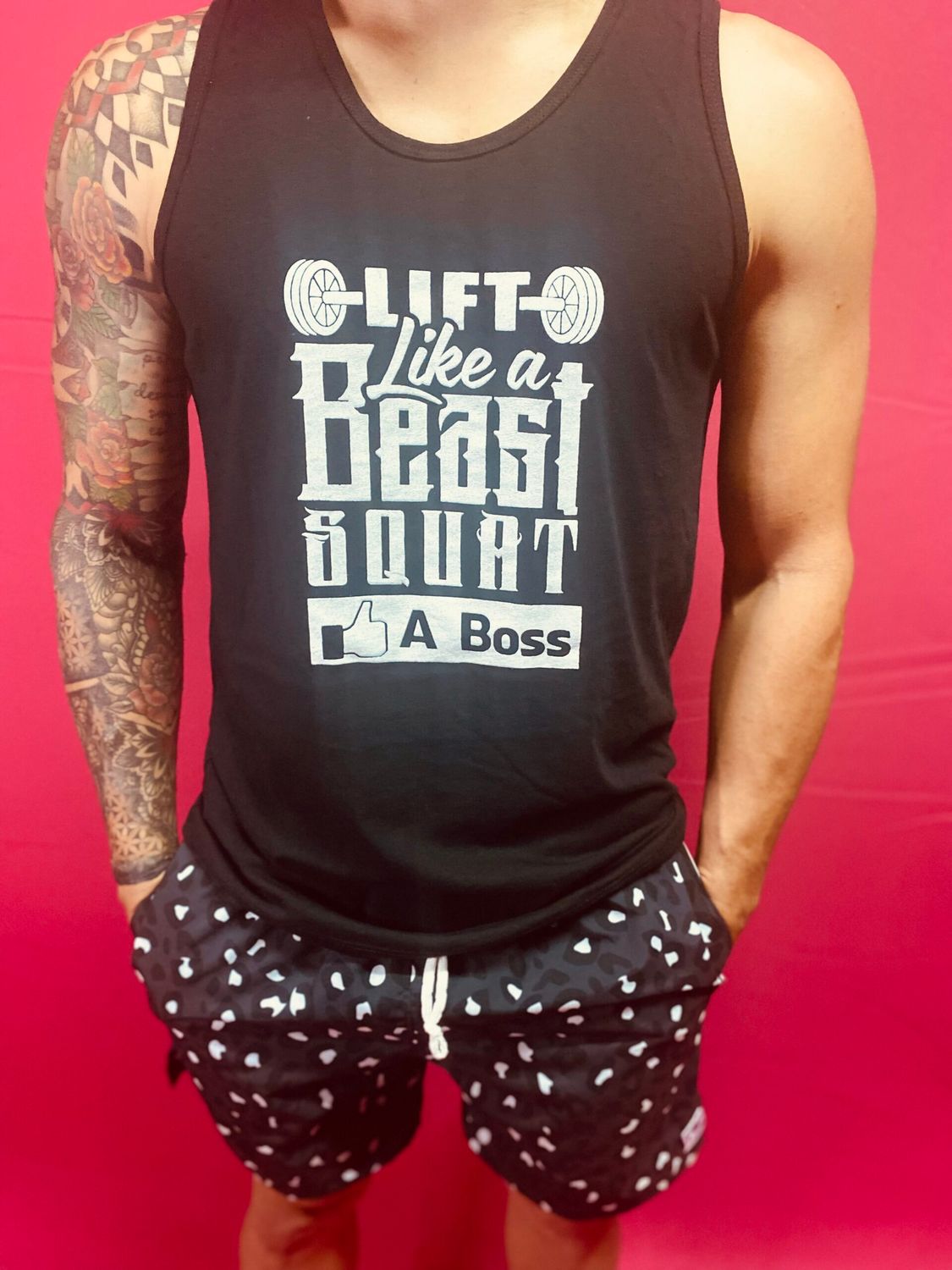 Camiseta Negra Sin manga