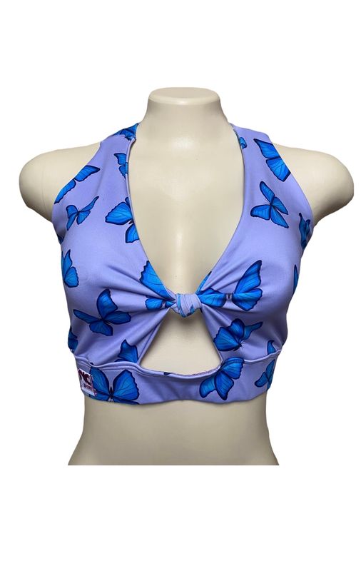 Top Amanda Lila con Mariposas