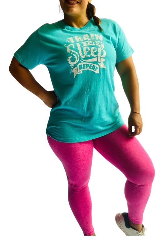 Camiseta Turqueza oversized