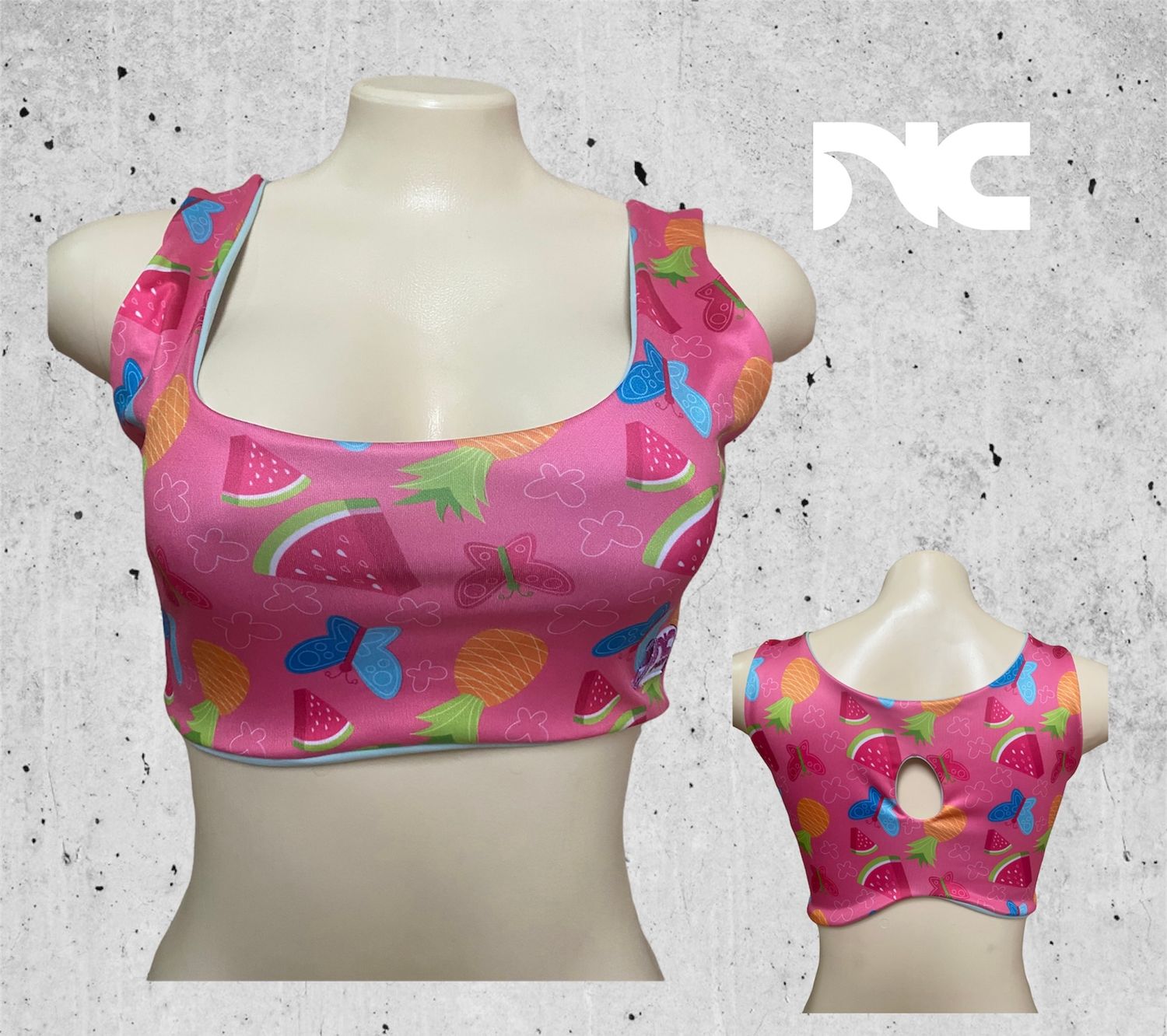 Top Ambar Reversible Fruta con Menta