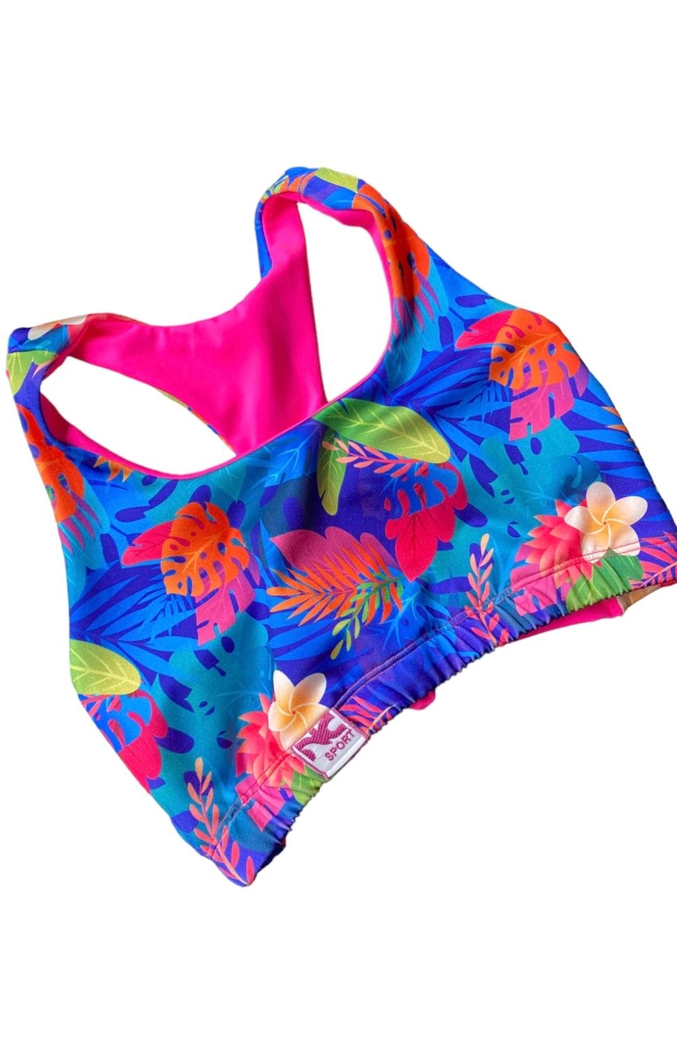 Tamara Top Flores Azul