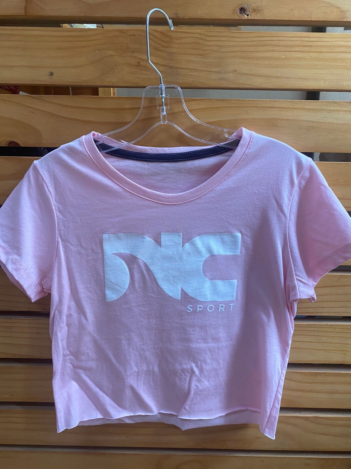 Crop Top Rosado Pastel